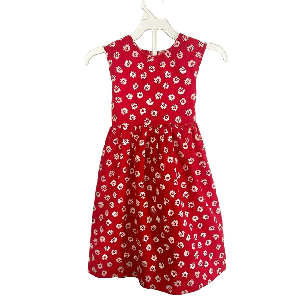 Rags Land Girls Red Daisy Dress